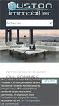 Mobile Screenshot of gustonimmobilier.com