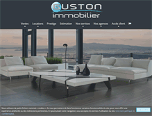 Tablet Screenshot of gustonimmobilier.com